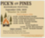 Pick'n in the Pines Bluegrass Festival Rustic Opener