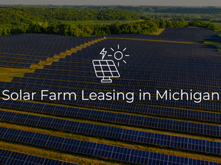 Solar Farm Leasing in Michigan