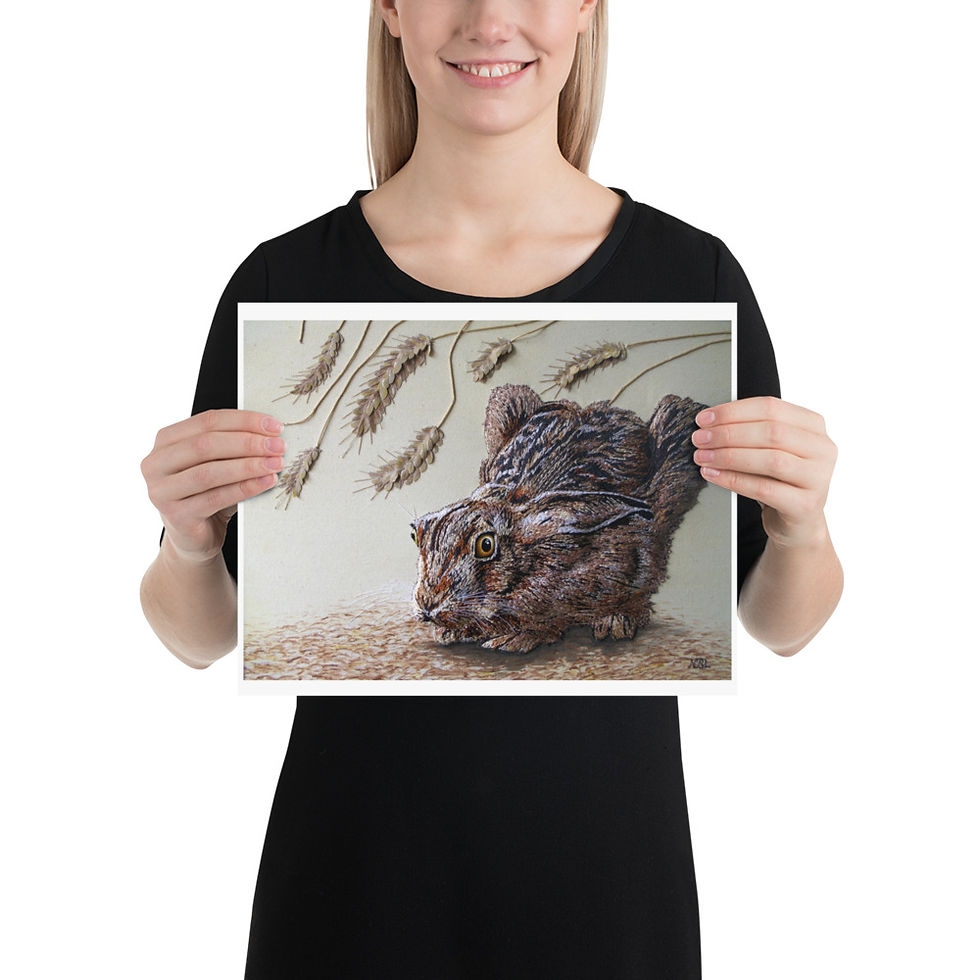 Thumbnail: The Startled Hare (Print)