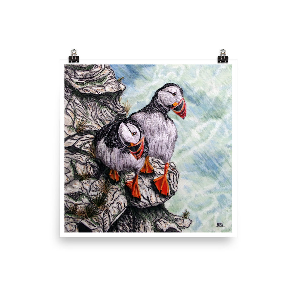 Thumbnail: On A Cliff Edge (Print)