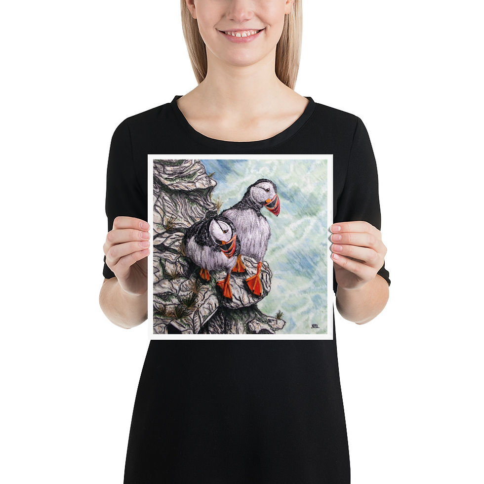 Thumbnail: On A Cliff Edge (Print)