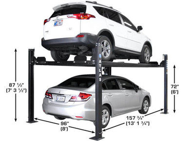 Thumbnail: Atlas Apex 8 Four-Post Storage Lift – 8,000 lb, ALI Certified, Portable