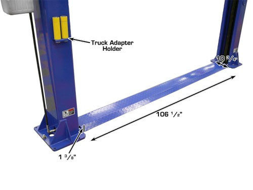 Thumbnail: Atlas 9KBP Baseplate Two-Post Lift – 9,000 lb Capacity