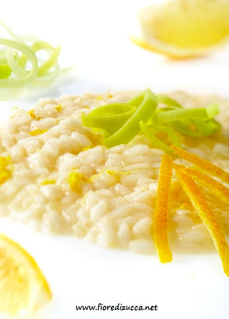 Risotto porro limone