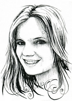 Art: Drawing: Portrait: V Tjantele © MaartenVC
