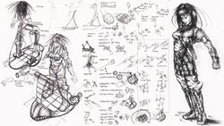 Art: Drawing: Concept: Sharon Glider © MaartenVC