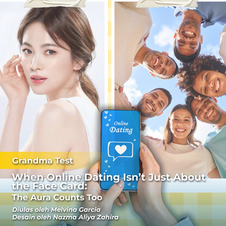 When Online Dating Isn’t Just About the Face Card: The Aura Counts Too