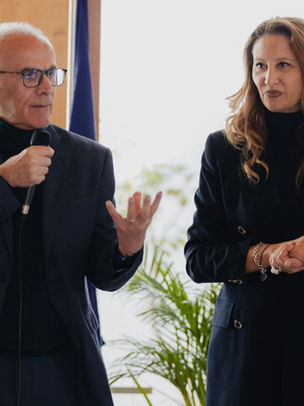 Il sindaco Giuseppe de Tomaso alla presentazione del progetto