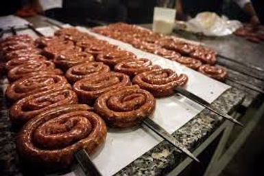 The Turi zampina is a typical specialty of Turi, a dish that represents Apulian culinary tradition. It is a sausage made with beef.