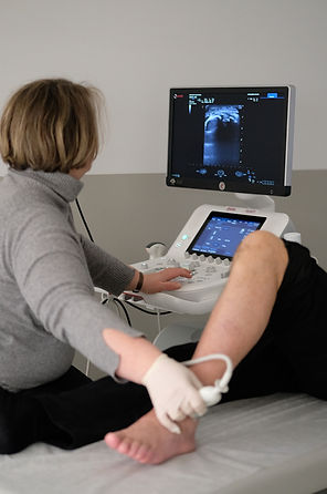 ultrazvok kolena ultrazvok gležnja bolečine poškodba kolena