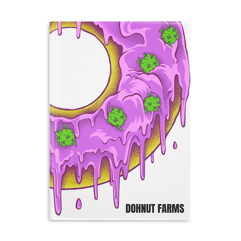 Dohnut Farms Hardcover Notebook with Puffy Covers