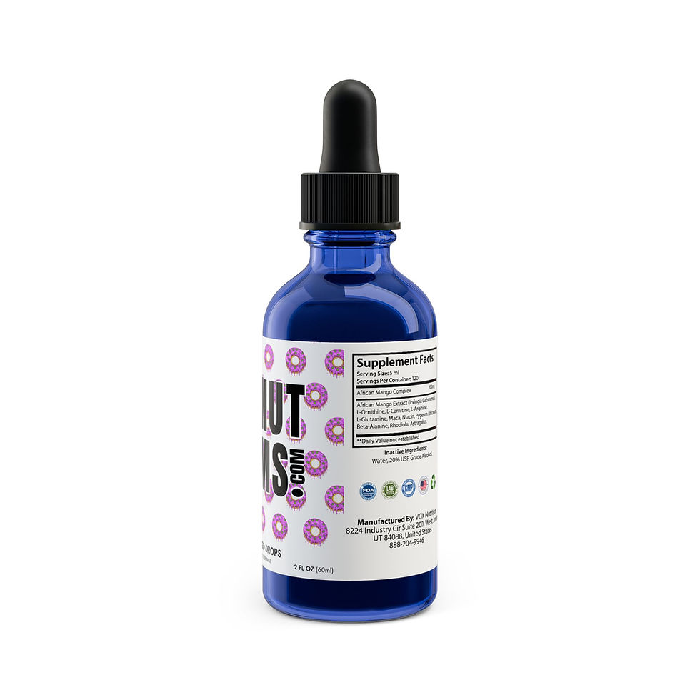 African Mango Drops Supplement (60ml, 2fl.oz) - Dohnut Farms 