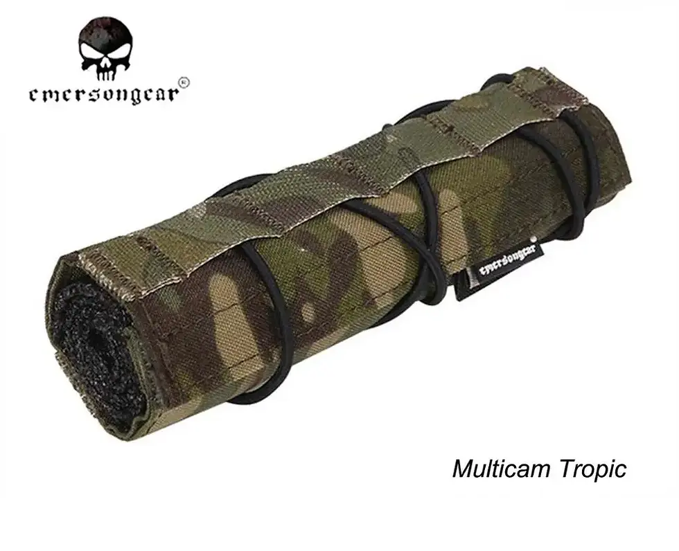 Thumbnail: Airsoft Suppressor Cover 18cm EM9473 - Tactical Gear Accessory