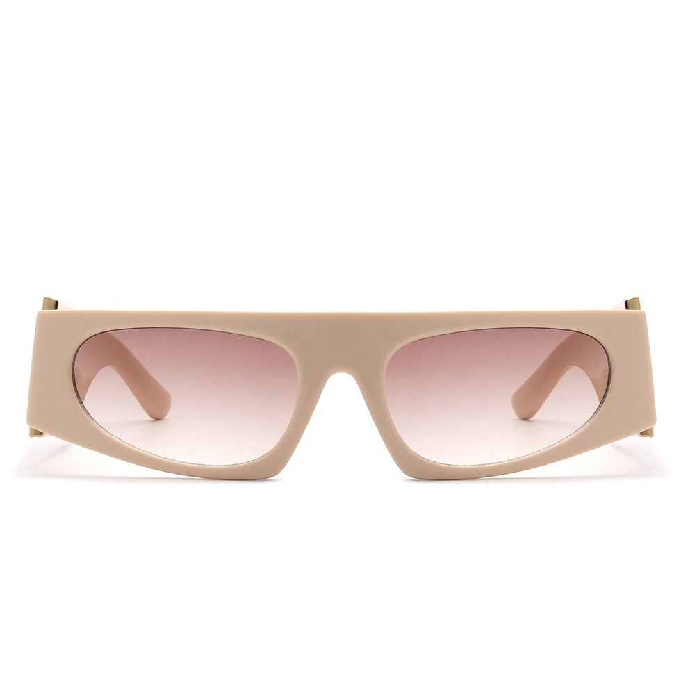 Miniatura: Starisle - Rectangle Chic Oval Lens Chunky Slim Fashion Sunglasses