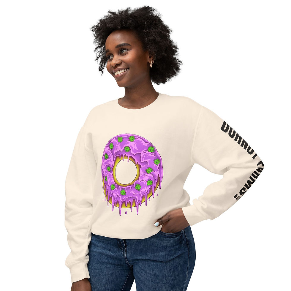 Dohnut Farms Unisex Lightweight Crewneck Sweatshirt