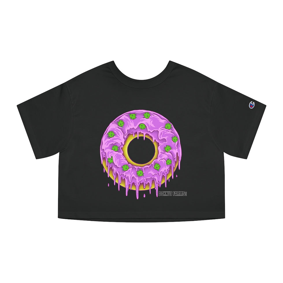 Dohnut Farms X Champion Women's Heritage Cropped T-Shirt