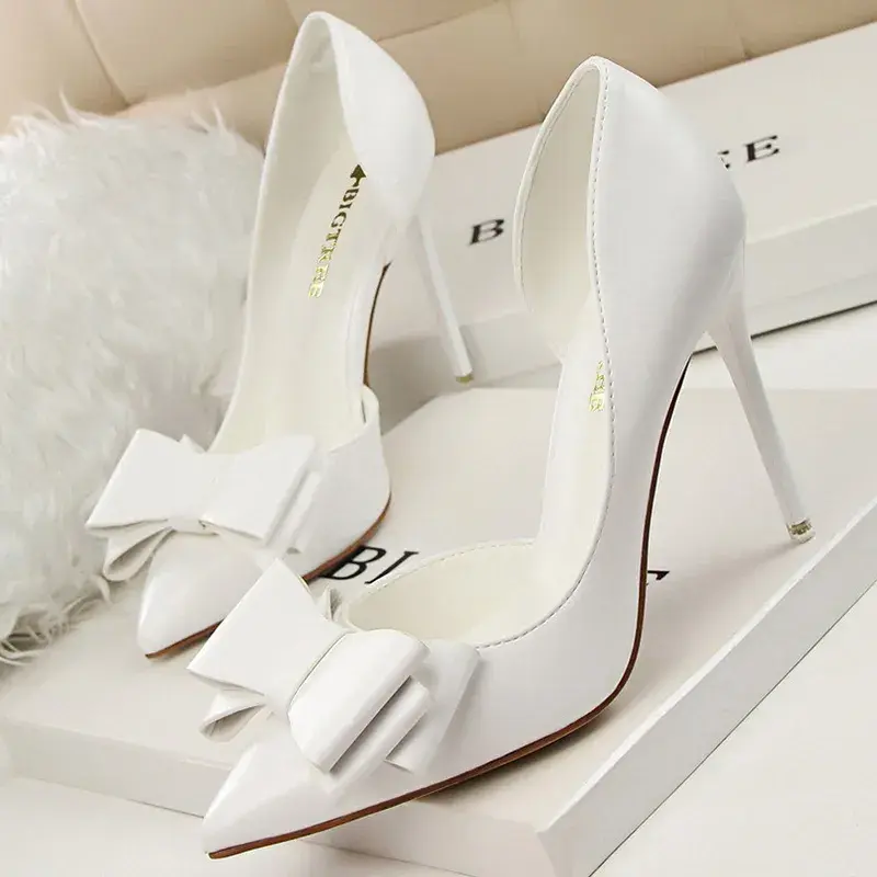Miniatura: Women Pumps Fashion High Heels Shoes Black Pink Yellow Shoes Shoes Stiletto