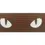 Cat Tiger Eyes Hook Fasteners Tactical Glow in Dark