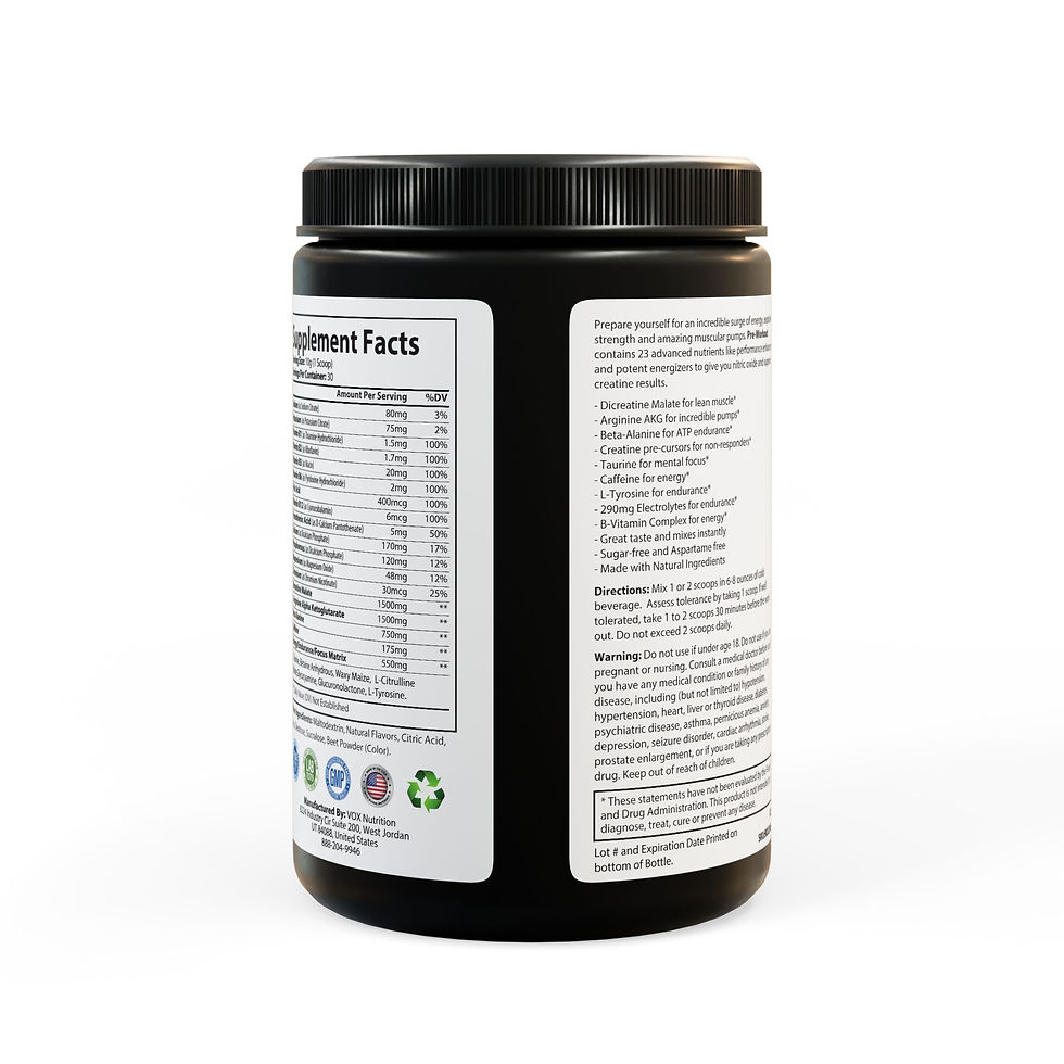Pre-Workout Supplement, Watermelon (300g, 10.58oz) - Dohnut Farms 