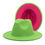 Wide Brim 2 Tone Party Hats Men Women Fedora Hats