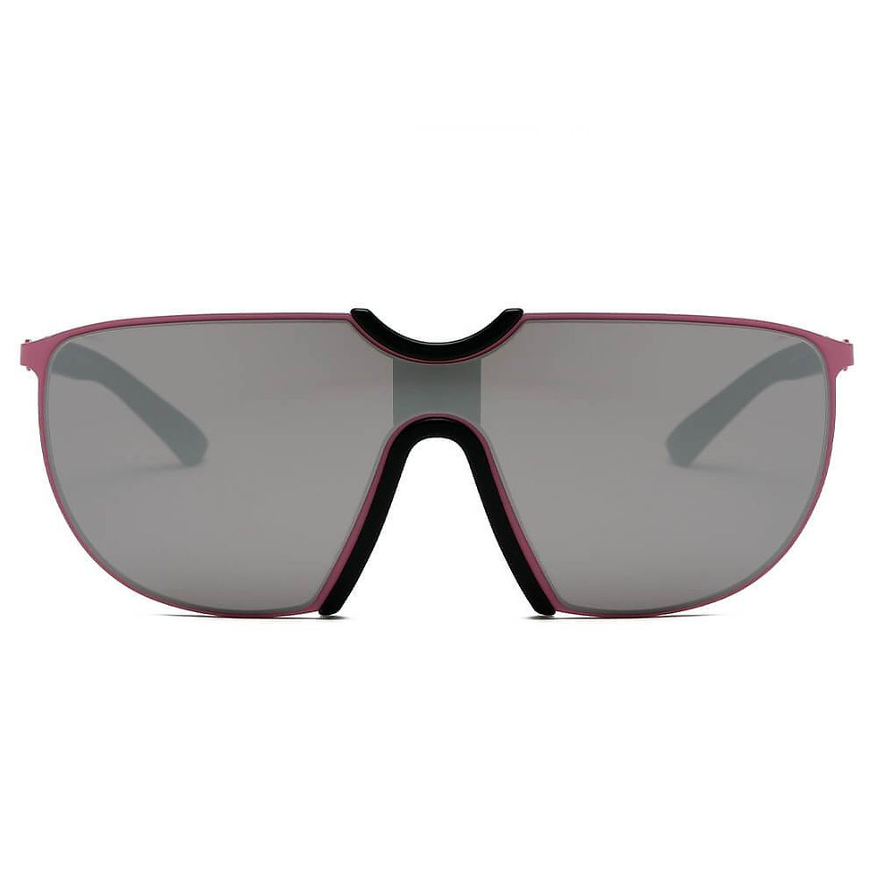 Thumbnail: MACON | Large Oversized Unisex Single Lens Aviator Fashion Sunglasses