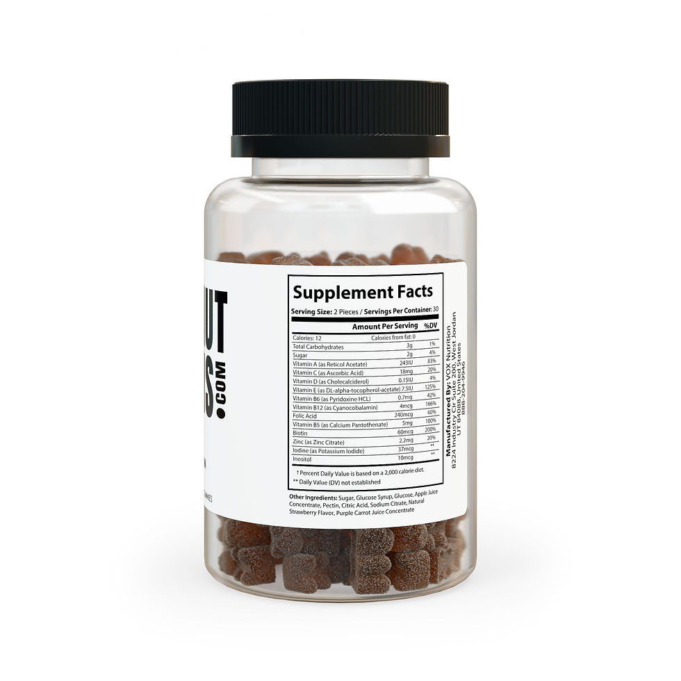 Multivitamin Gummies for Adults (60 Gummies) - Dohnut Farms 