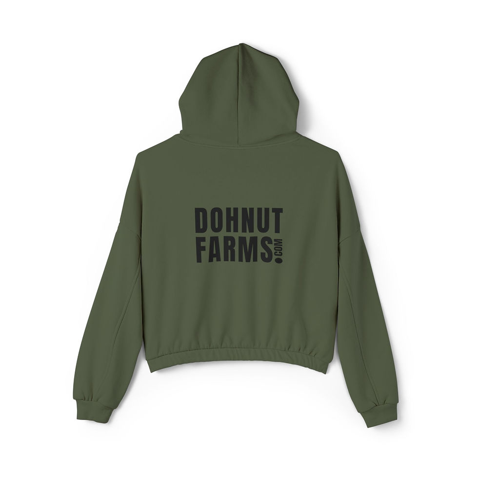 Dohnut Farms Women's Cinched Bottom Hoodie