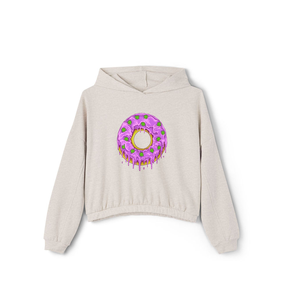 Dohnut Farms Women's Cinched Bottom Hoodie