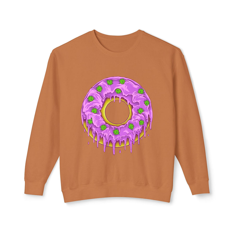 Dohnut Farms Unisex Lightweight Crewneck Sweatshirt