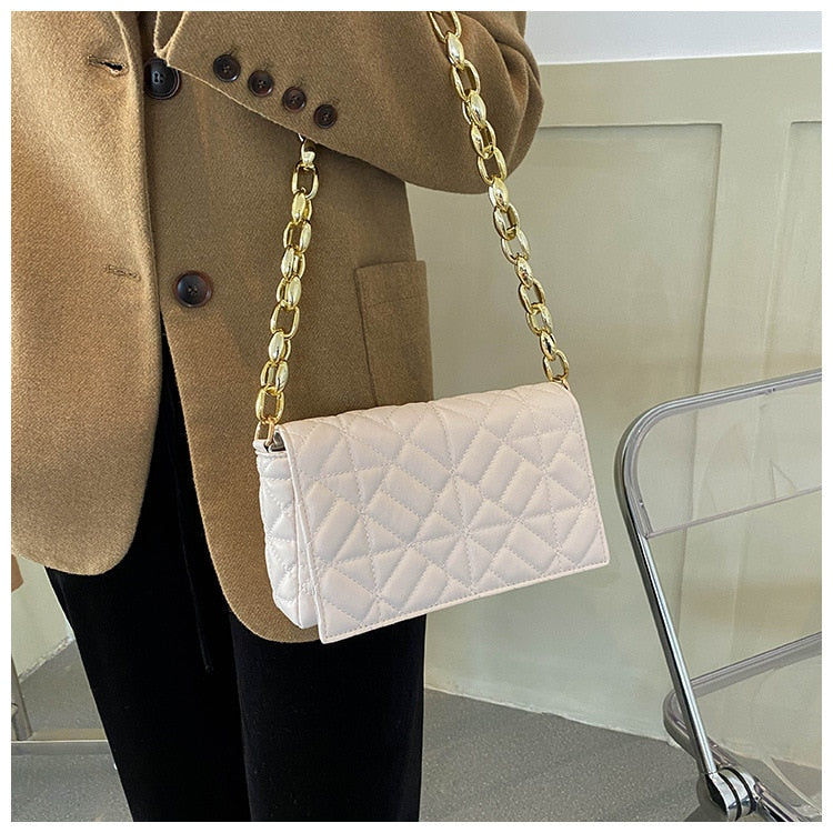 Thumbnail: Fashion Plaid Shoulder Bag for Women