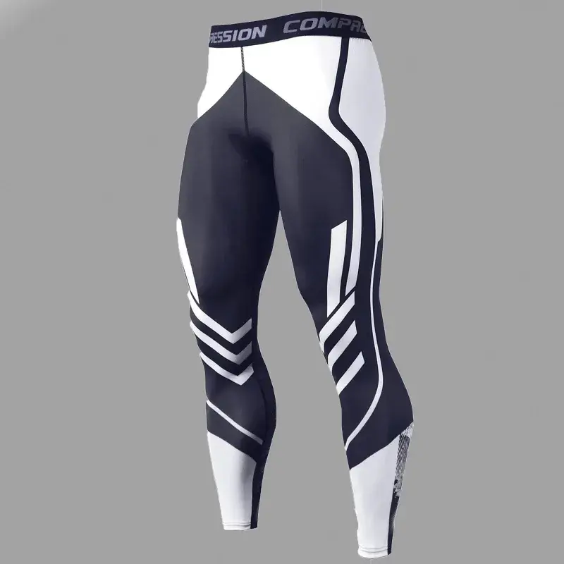 Men's Compression Pants Men Sportswear Training Leggings Bodybuilding Gym