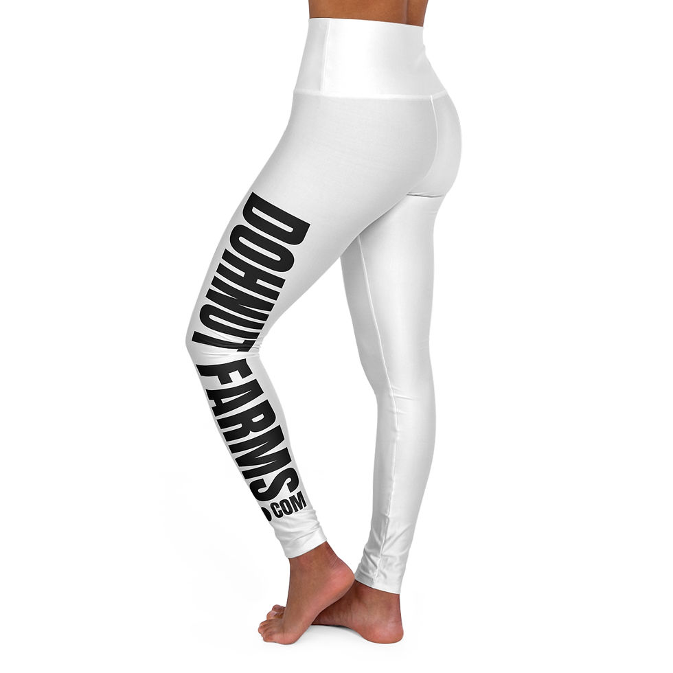 Dohnut Farms High Waisted Yoga Leggings (AOP)