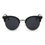 Thumbnail: Biloxi -  Women Half Frame Round Cat Eye Polarized Sunglasses