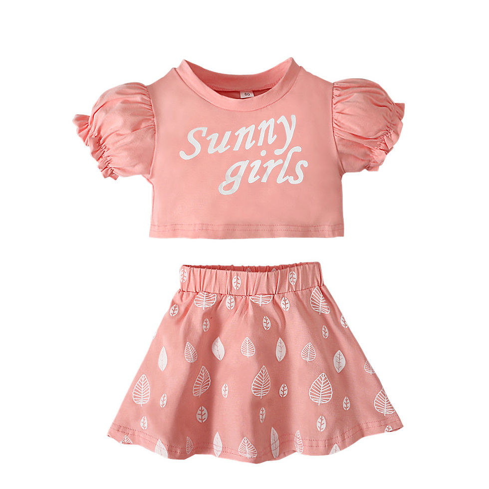 2 Pieces Summer Kids Clothes
