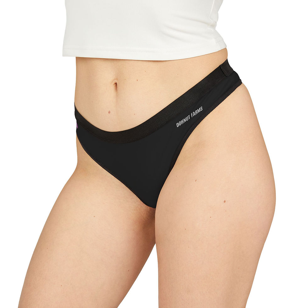 Dohnut Farms Women's Thongs (AOP)