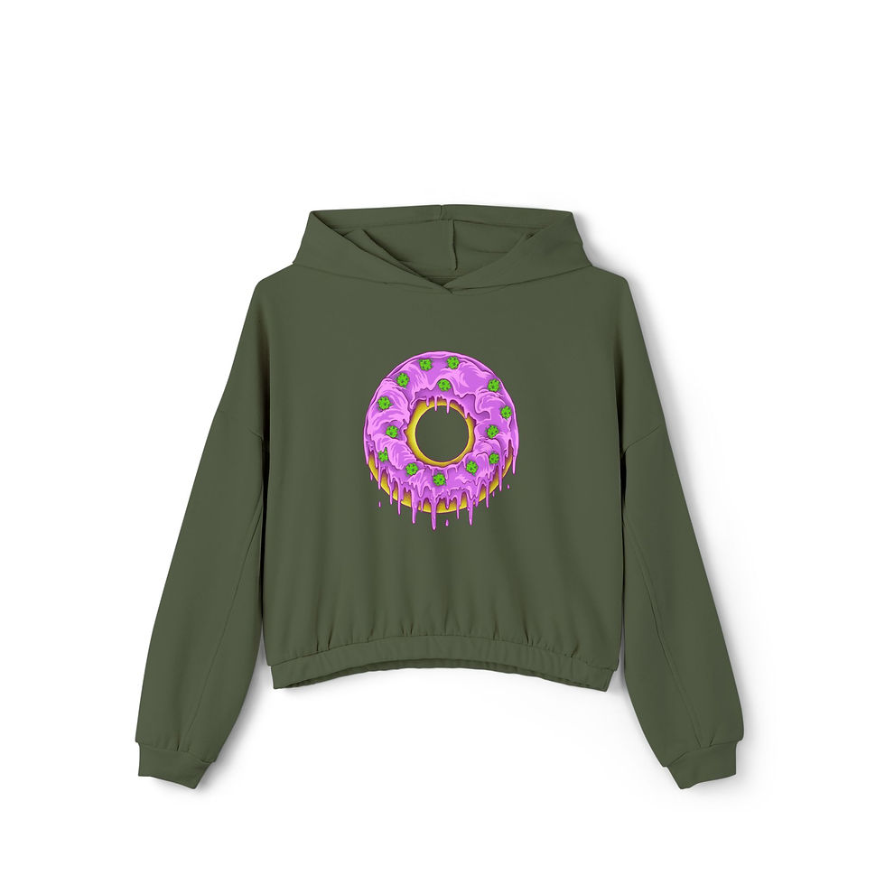 Dohnut Farms Women's Cinched Bottom Hoodie