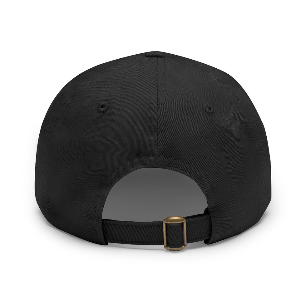 Dohnut Farms Dad Hat with Leather Patch (Rectangle)
