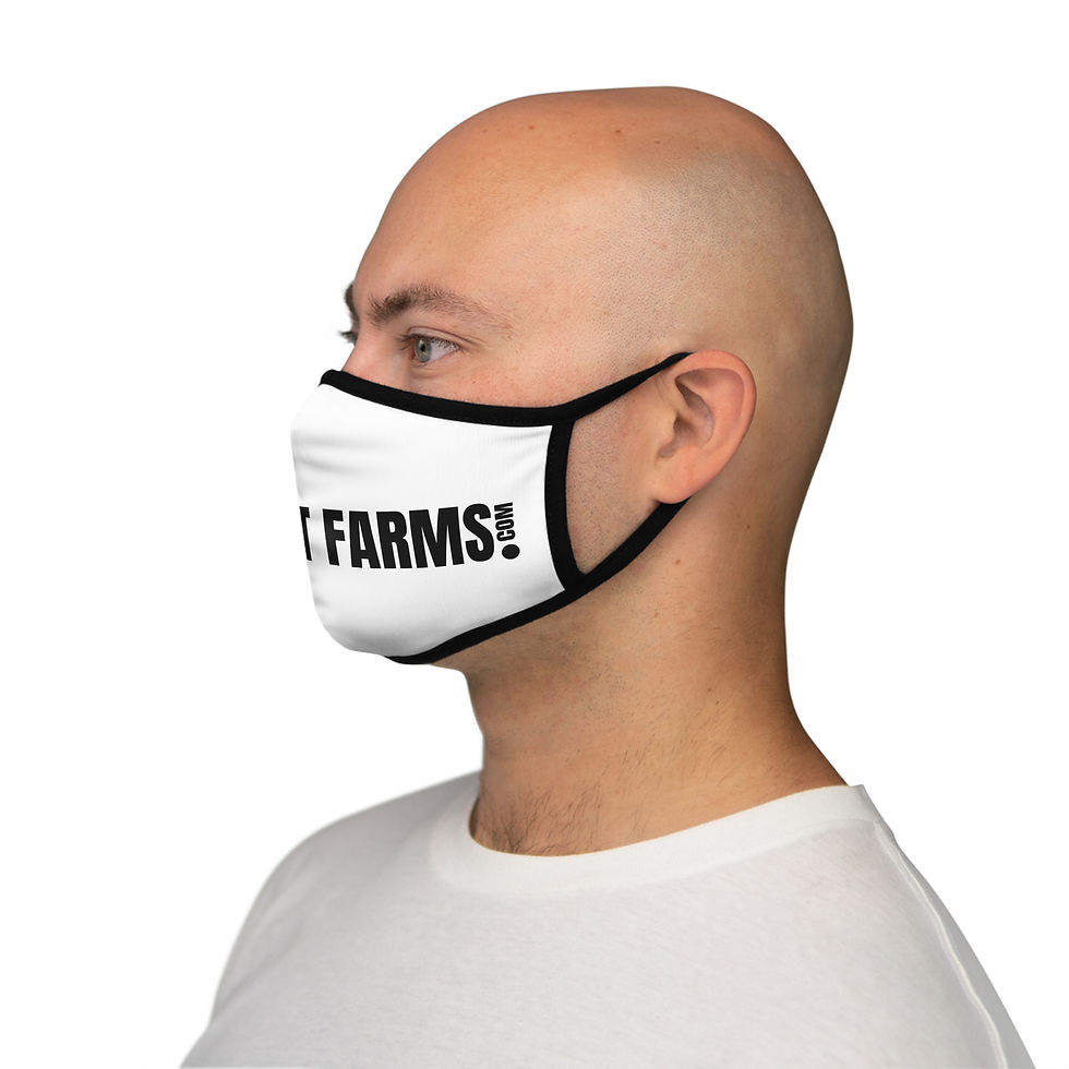Dohnut Farms Fitted Polyester Face Mask