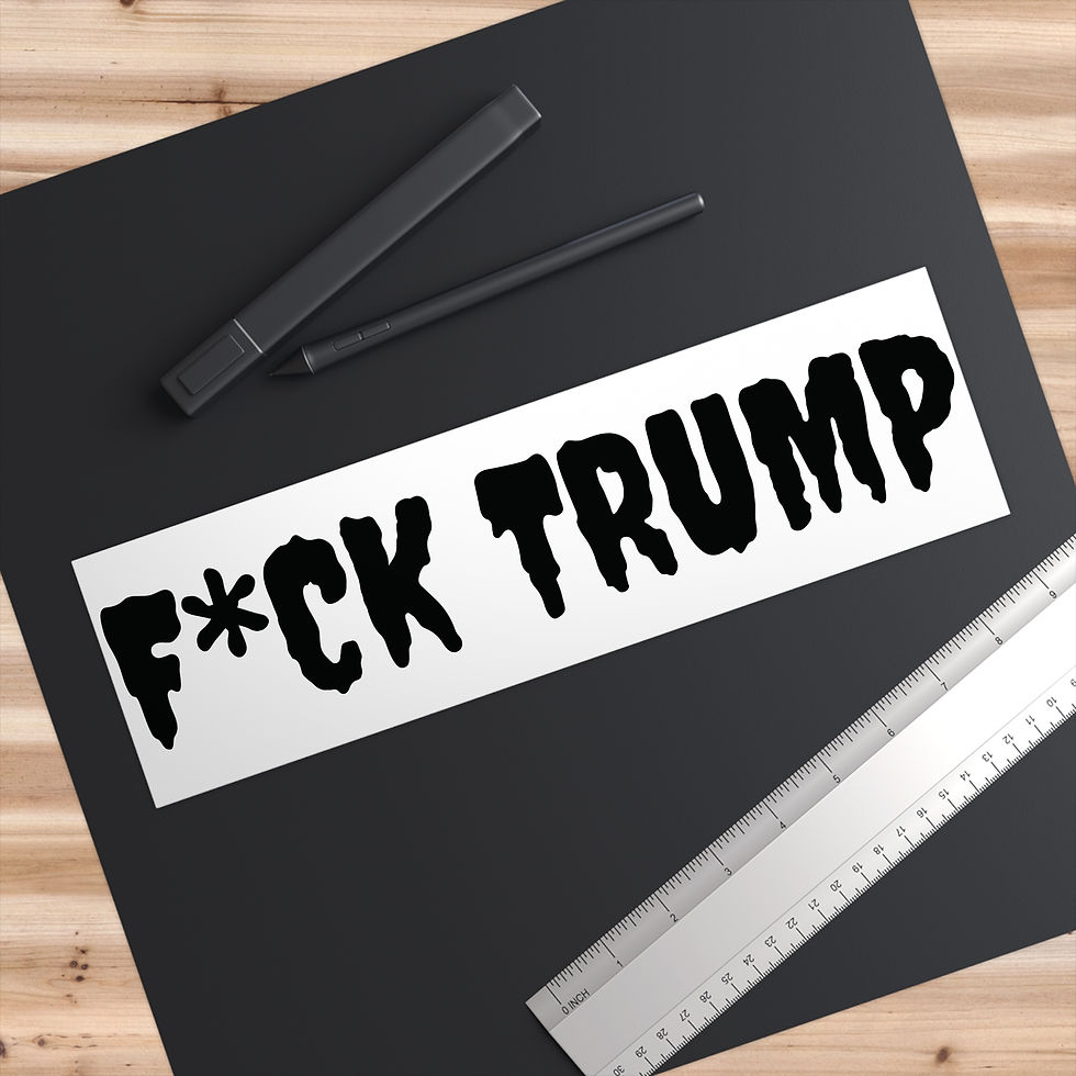 F*ck Trump Bumper Stickers