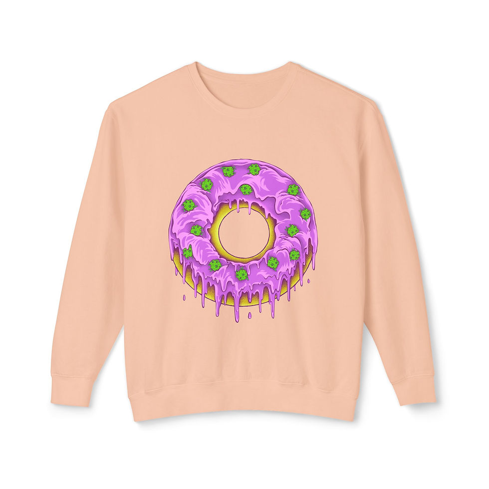 Dohnut Farms Unisex Lightweight Crewneck Sweatshirt