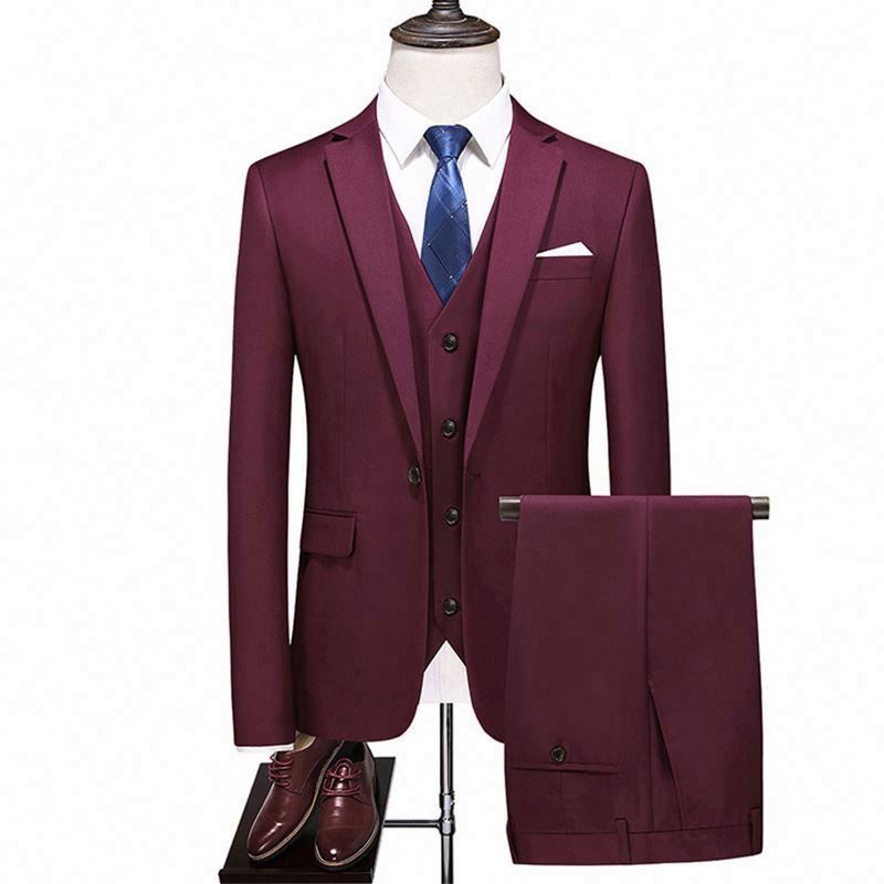 Miniatura: Three-Piece Suit Male Professional Blazer
