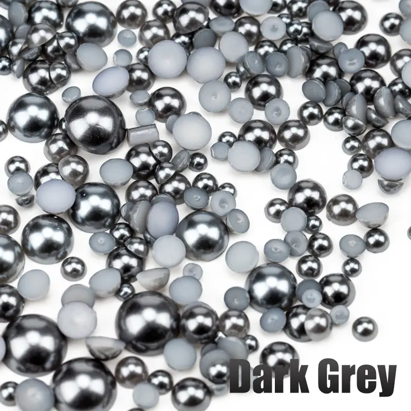 Thumbnail: VDD 2.5/3/4/5/6/8/10mm/Mix Size Multicolor ABS Imitation Pearls