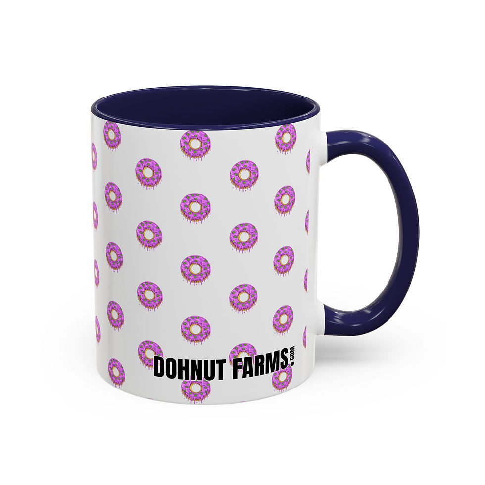 Dohnut Farms Accent Coffee Mug, 11oz