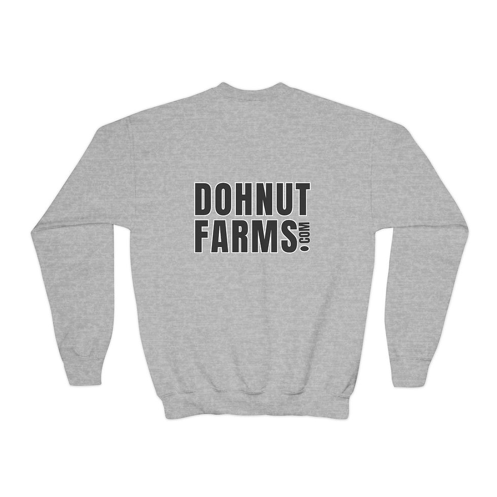 Dohnut Farms Youth Crewneck Sweatshirt