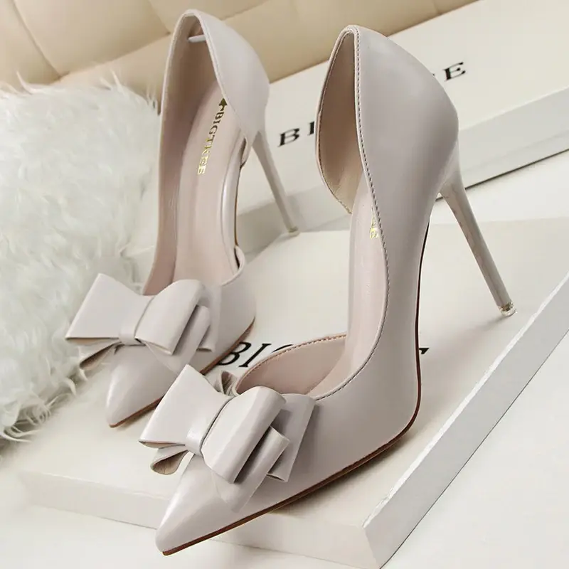Miniatura: Women Pumps Fashion High Heels Shoes Black Pink Yellow Shoes Shoes Stiletto