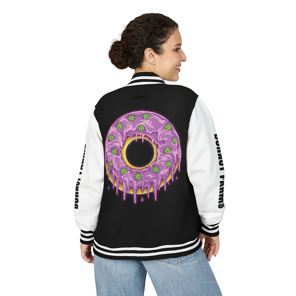 Unisex Heavyweight Letterman Jacket Dohnut Farms