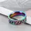 Miniatura: Titanium Steel Rotatable Chain Rings for Women Men