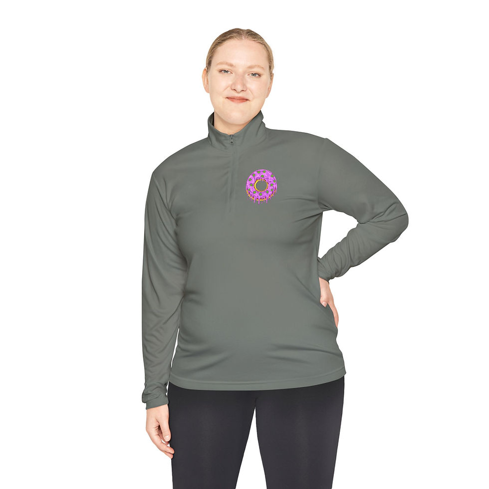 Dohnut Farms Unisex Quarter-Zip Pullover