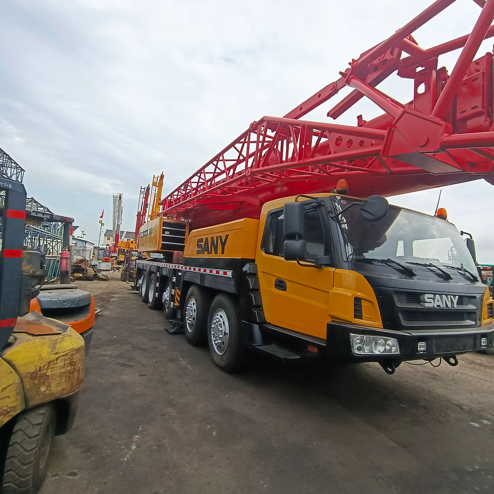 Thumbnail: Truck Crane 100 Ton Mobile Crane Hydraulic Boom Arm 4x4 Truck Mounted Crane
