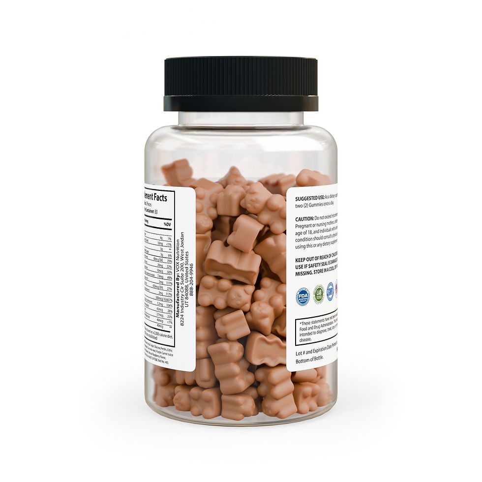 Hair Vitamin Gummies (60 Gummies) - Dohnut Farms 